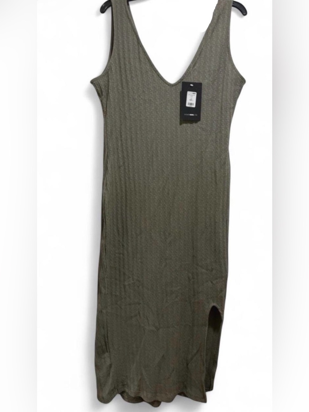 Fashion Nova V-Neck Tank Dress
